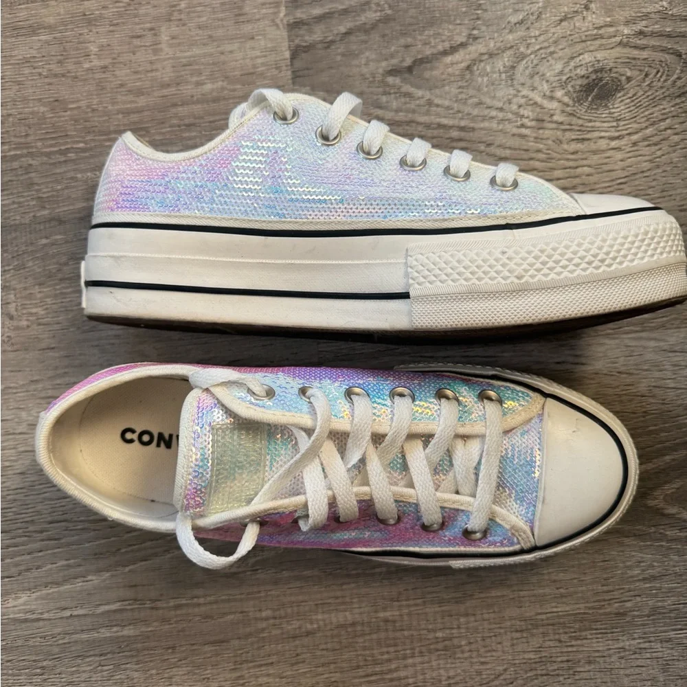 Converse Platform sequin sneaks - Picture 5 of 9
